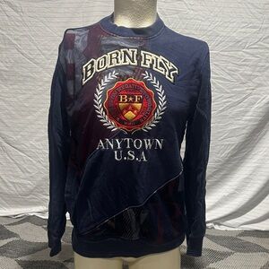 Born Fly Navy Blue Sweatshirt